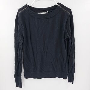 Athleta pullover sweater long sleeve black small